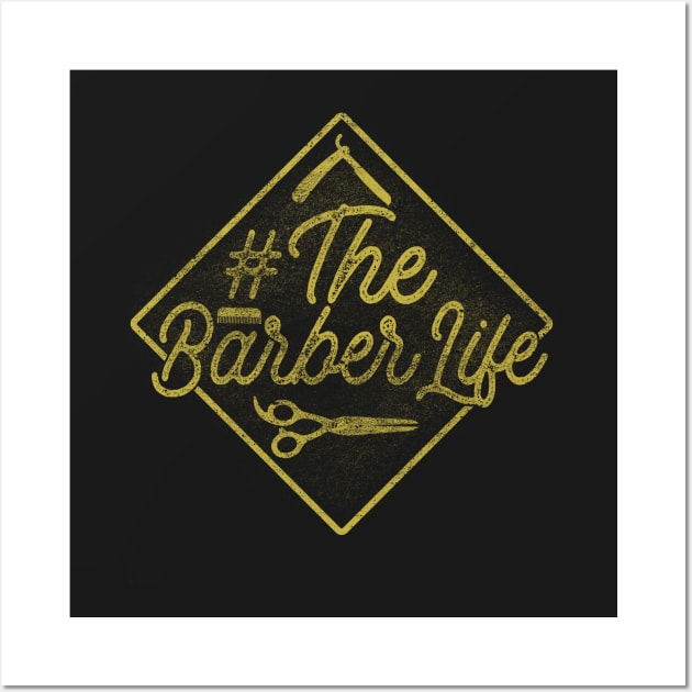 Funny Barber and Hairdresser Shirt for Men and Women T-Shirt Wall Art by bamalife